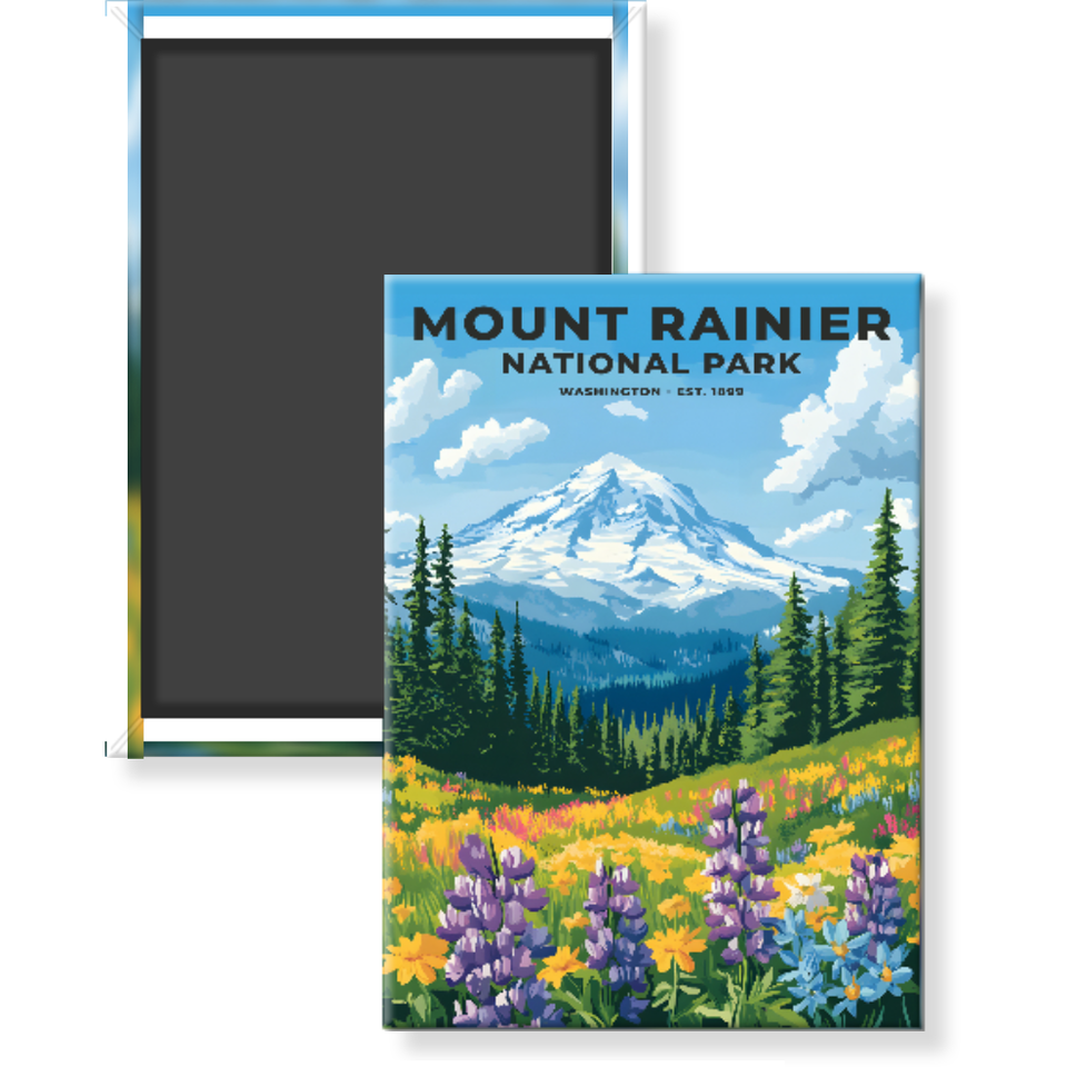 Mount Rainier National Park Magnet – Collection 2