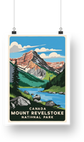 Mount Revelstoke National Park Poster