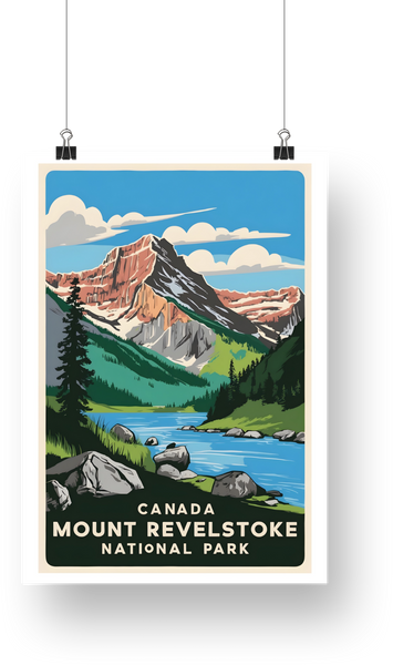 Mount Revelstoke National Park Poster