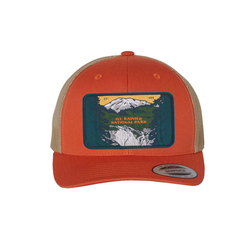 Mount Rainier National Park Mesh Snapback Hat