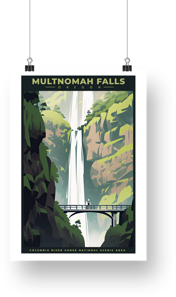 Multnomah Falls Poster