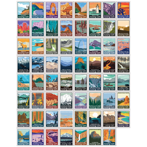 Nps Sticker Book Sticker Bundles – The National Park Store