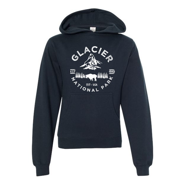 Glacier National Park Youth Hoodie