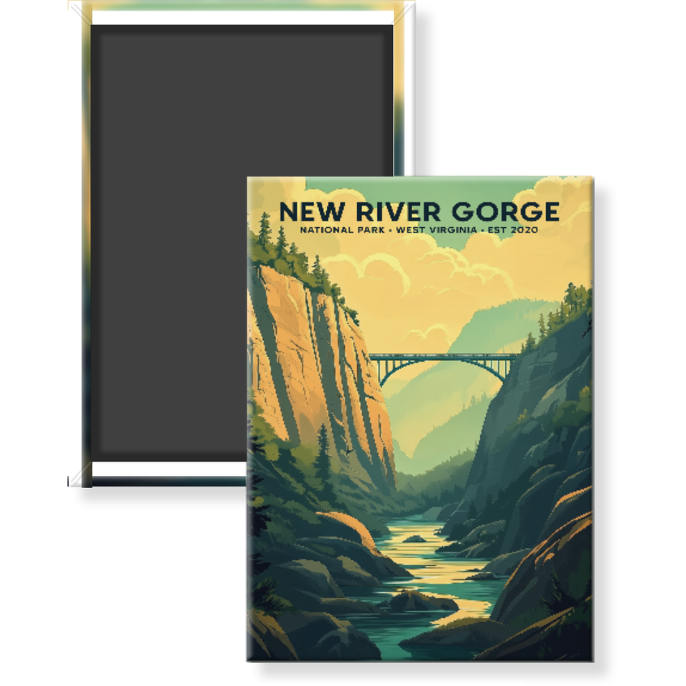 New River Gorge National Park Magnet – Collection 3