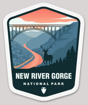 New River Gorge National Park Die Cut Sticker