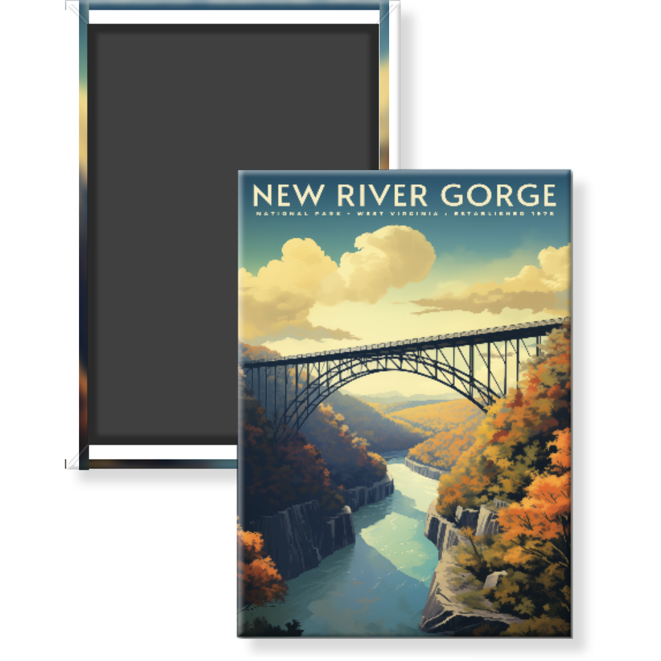 New River Gorge National Park Magnet – Collection 1