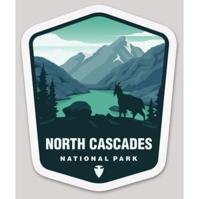 North Cascades National Park Die Cut Sticker – Arrowhead