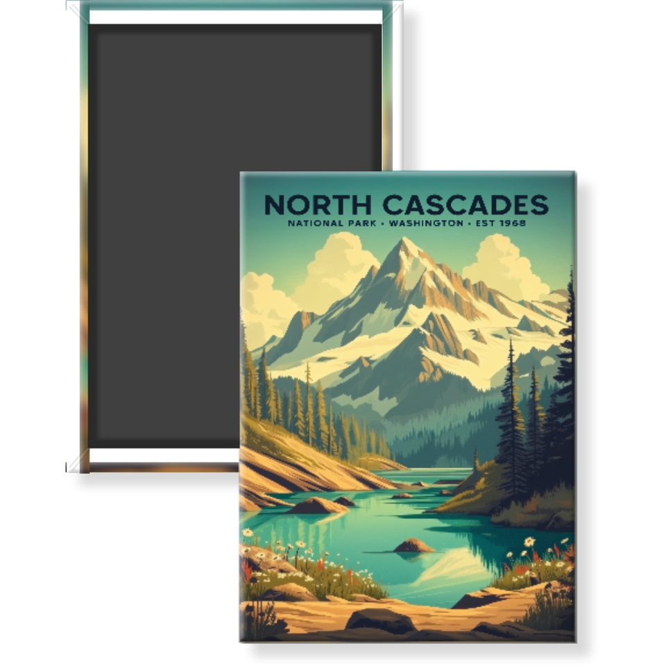 North Cascades National Park Magnet – Collection 3