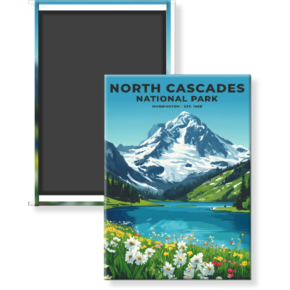 North Cascades National Park Magnet – Collection 2