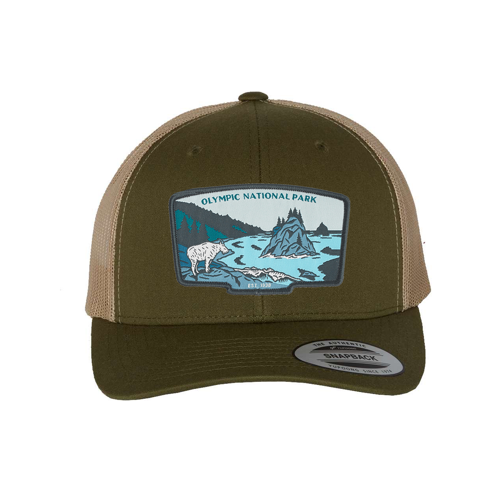 Olympic National Park Mesh Snapback Hat