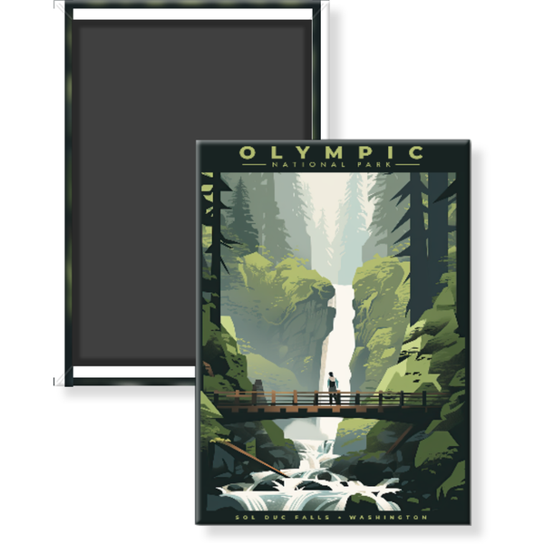Olympic National Park Magnet - Sol Duc Falls