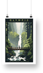 Olympic National Park Poster - Sol Duc Falls