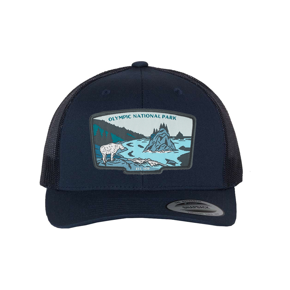 Olympic National Park Mesh Snapback Hat
