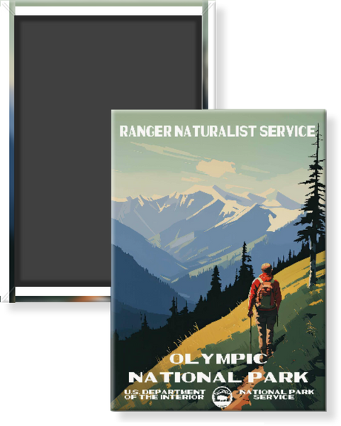 Olympic National Park WPA Magnet