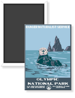 Olympic National Park WPA Magnet