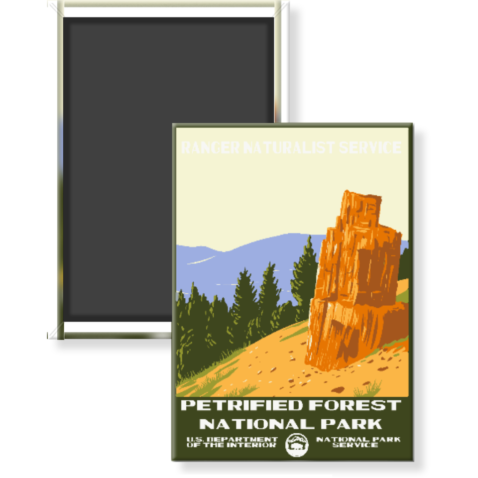 Petrified Forest National Park Magnet – WPA Style