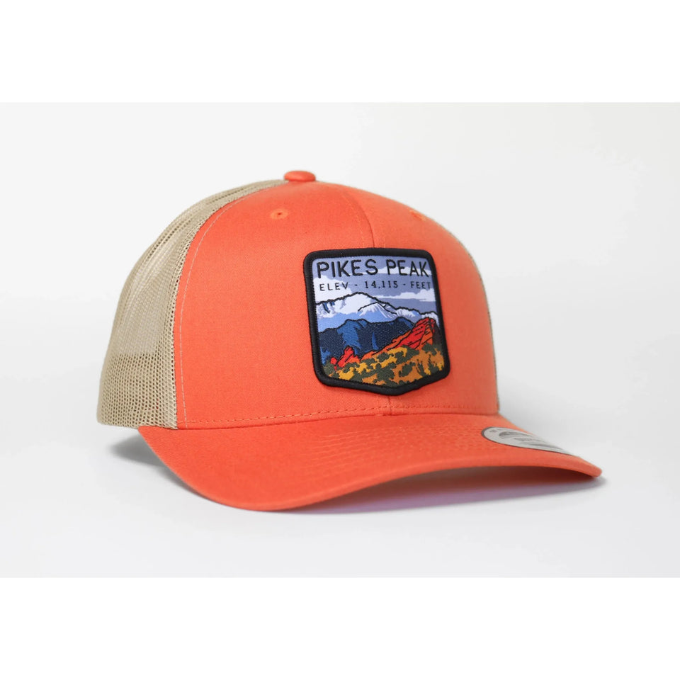 Pikes Peak Colorado Mesh Snapback Hat
