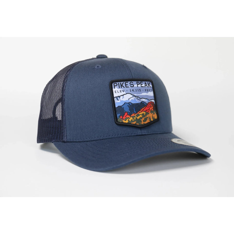 Pikes Peak Colorado Mesh Snapback Hat
