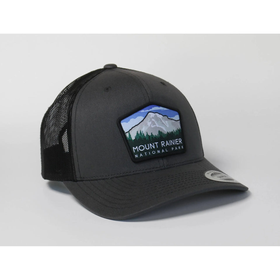 Mount Rainier National Park Mesh Snapback Hat