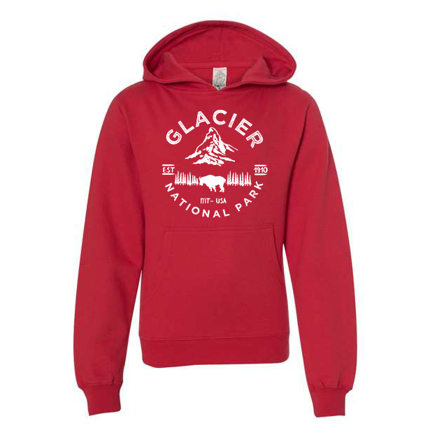 Glacier National Park Youth Hoodie