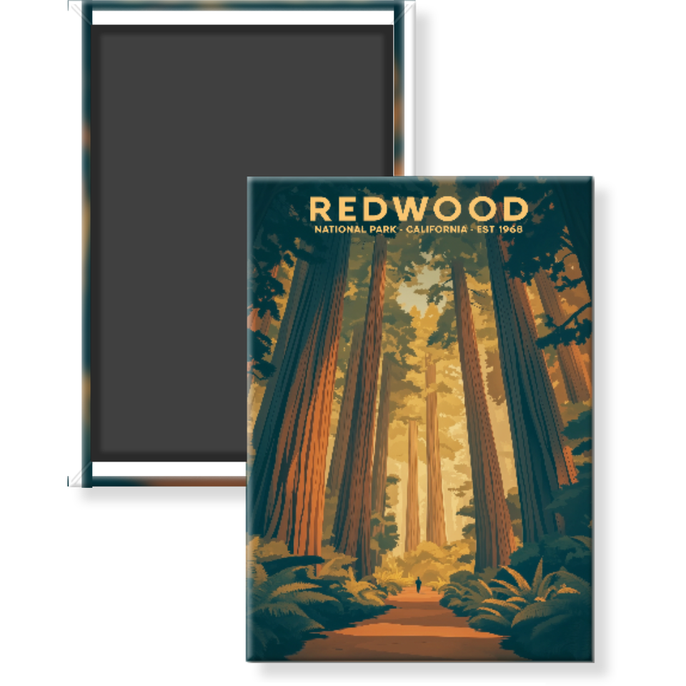 Redwood National Park Magnet – Collection 3