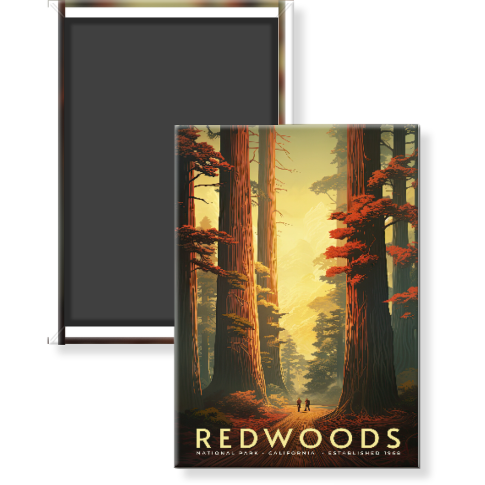 Redwood National Park Magnet – Collection 1