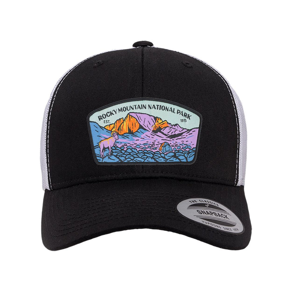 Rocky Mountain National Park Mesh Snapback Hat