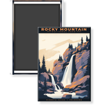 Rocky Mountain National Park Magnet - Alberta Falls