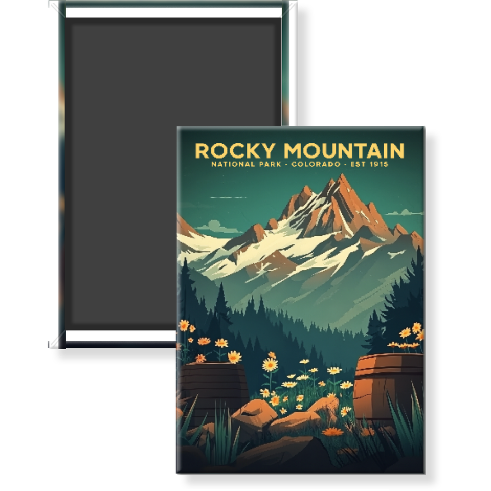 Rocky Mountain National Park Magnet – Collection 3