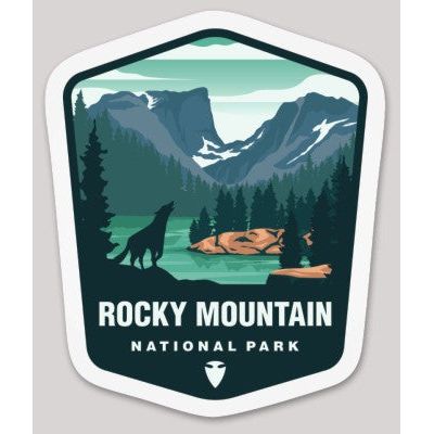 Rocky Mountain National Park Die Cut Sticker – Arrowhead