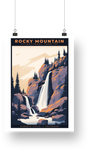 Rocky Mountain National Park Poster - Alberta Falls