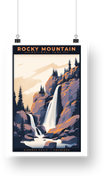 Rocky Mountain National Park Poster - Alberta Falls