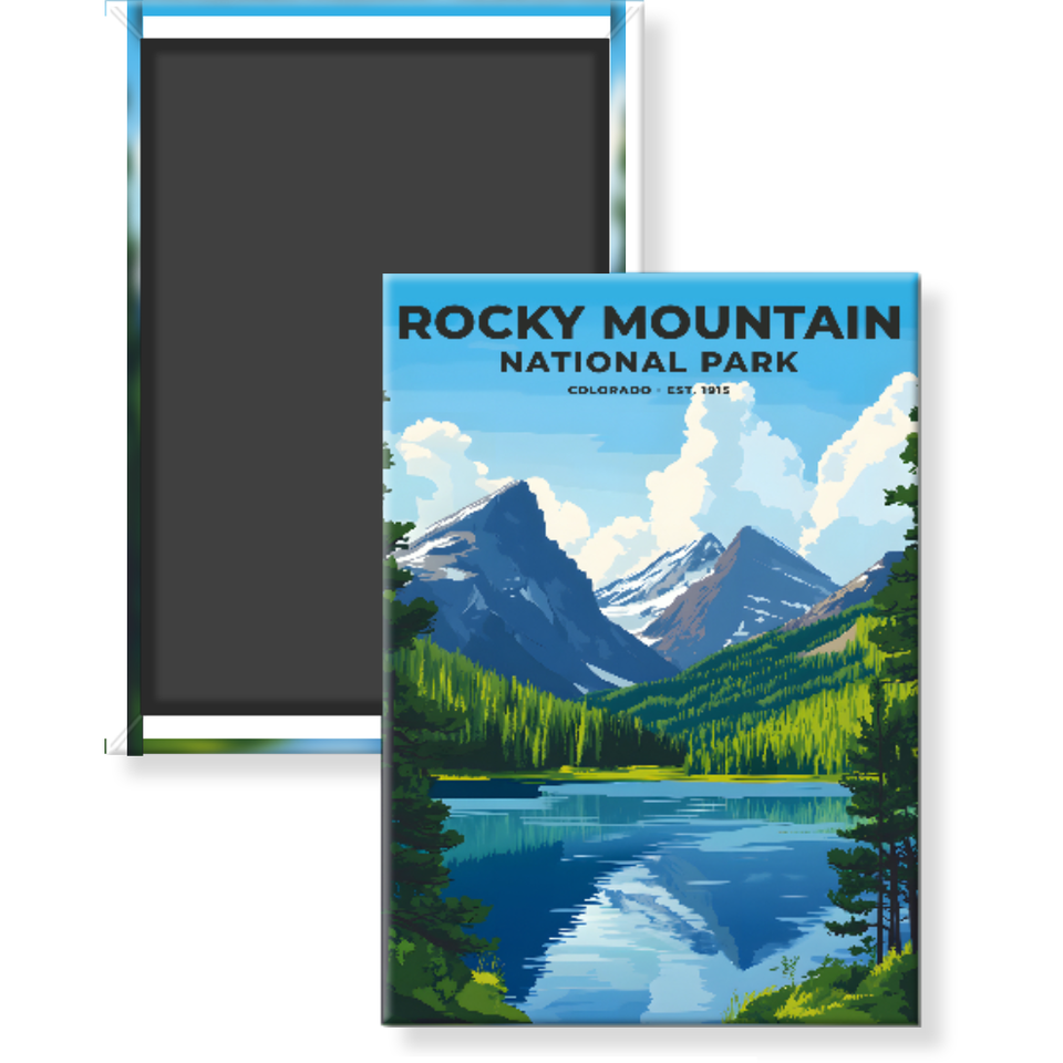 Rocky Mountain National Park Magnet – Collection 2