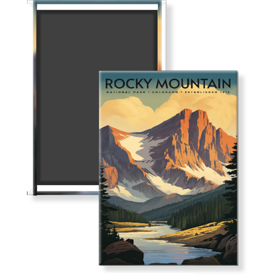 Rocky Mountain National Park Magnet – Collection 1
