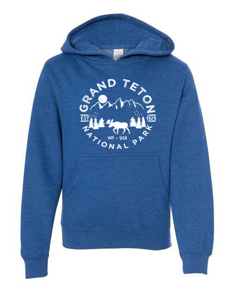 Grand Teton National Park Youth Hoodie Sweatshirt