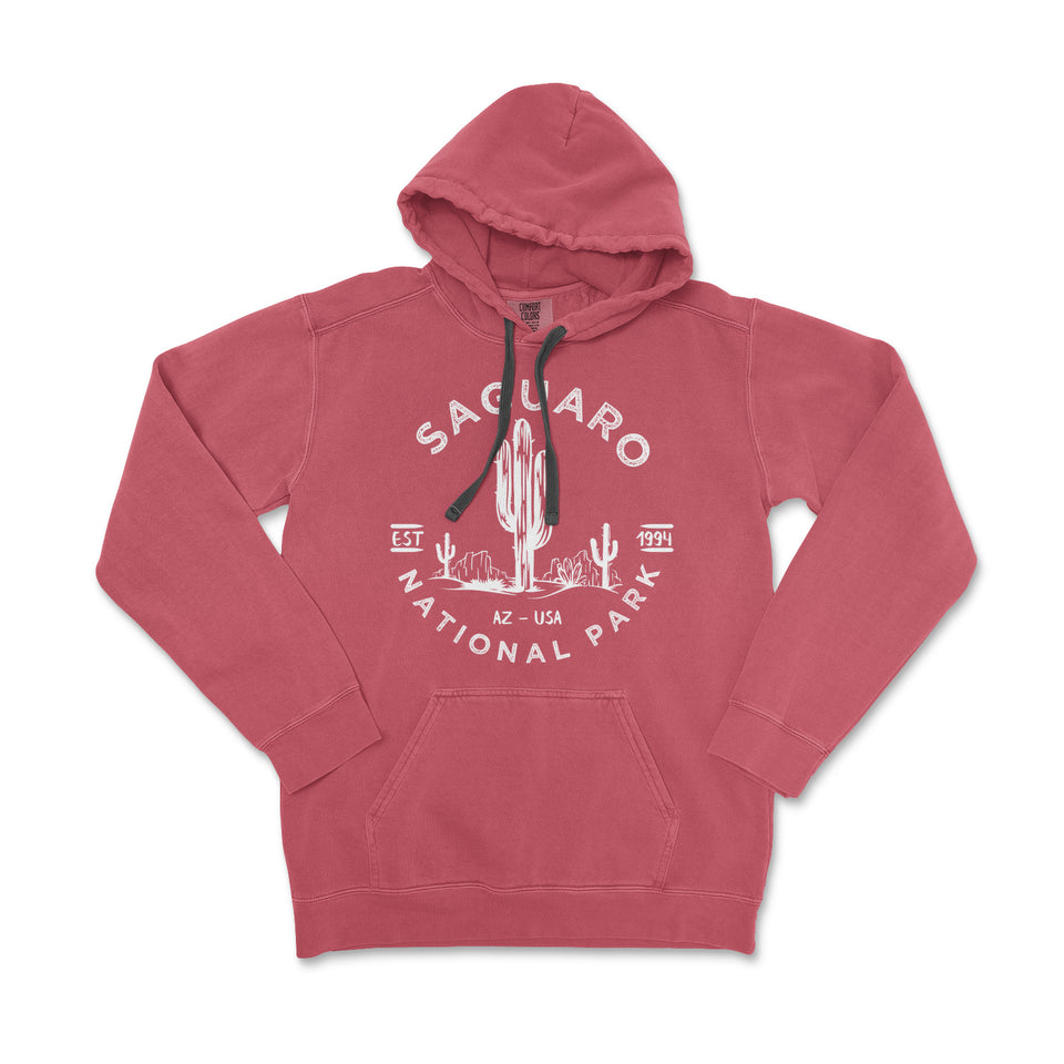 Saguaro National Park Garment-Dyed Hoodie