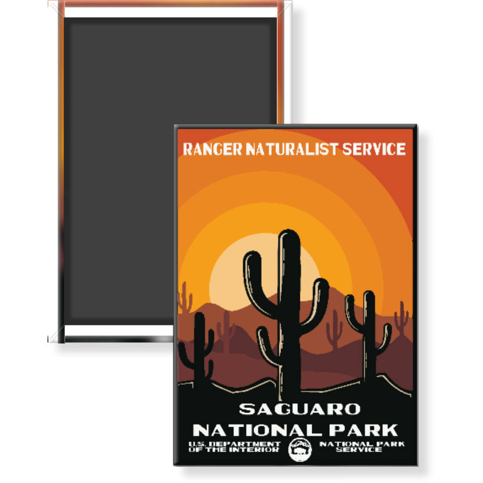Saguaro National Park Magnet – WPA Style
