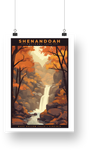 Shenandoah National Park Poster - Dark Hallow Falls