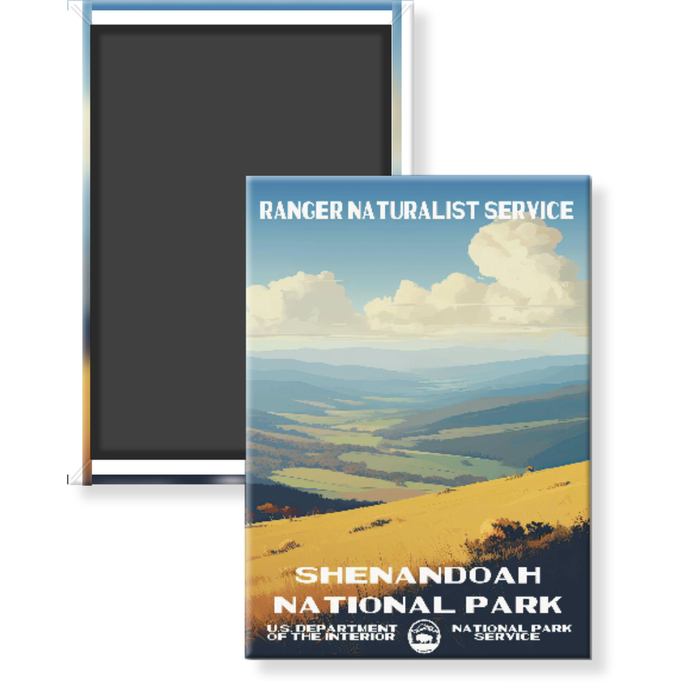Shenandoah National Park Magnet – Vintage WPA Style