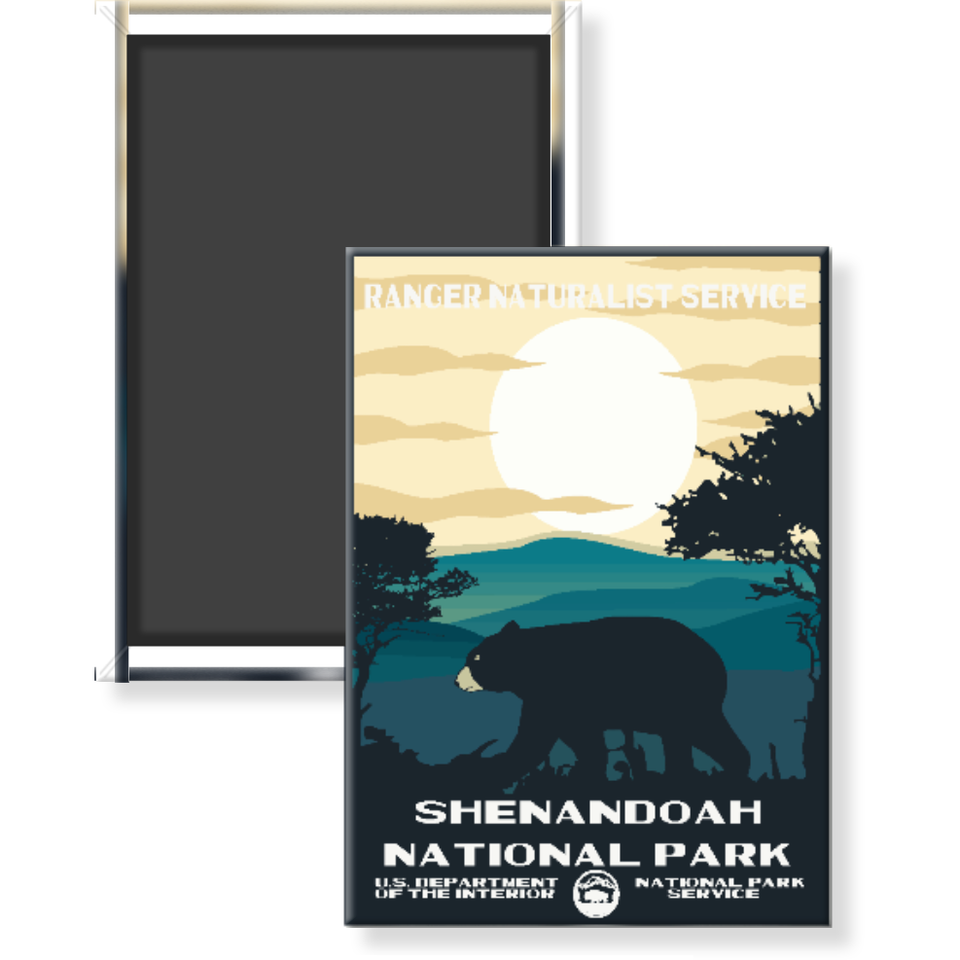 Shenandoah National Park Magnet – WPA Style