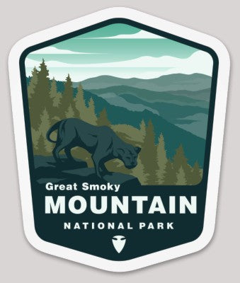 Great Smoky National Park Die Cut Sticker