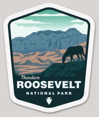 Theodore Roosevelt National Park Die Cut Sticker