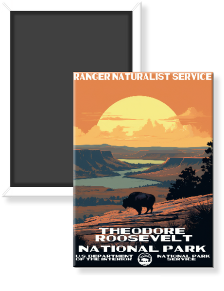 Theodore Roosevelt National Park WPA Magnet
