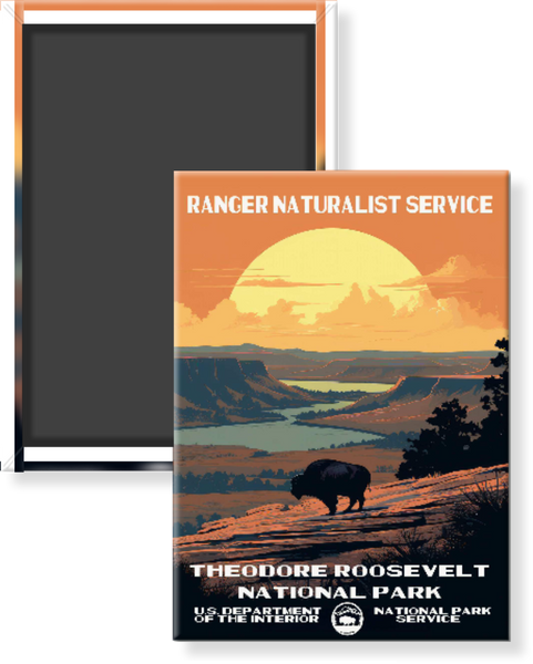 Theodore Roosevelt National Park WPA Magnet