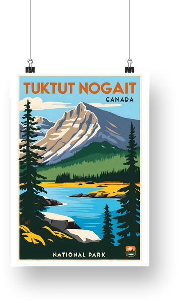 Tuktut Nogait National Park Poster