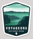 Voyageurs National Park Die Cut Sticker