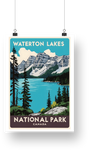 Waterton Lakes National Park Poster