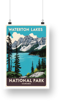 Waterton Lakes National Park Poster