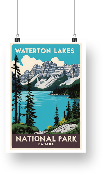 Waterton Lakes National Park Poster