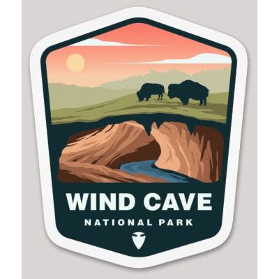 Wind Cave National Park Die Cut Sticker – Arrowhead